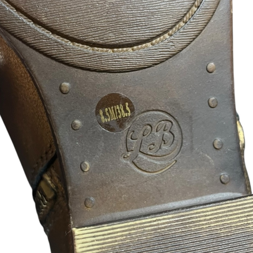 Lucky Brand Women's Basel leather ankle booties in the color Old Bronze. - Picture 6 of 6